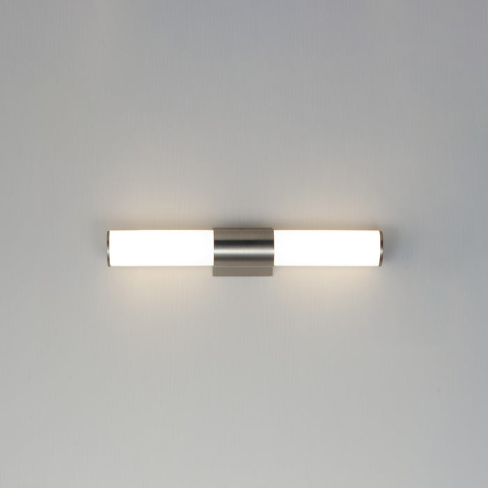 Maxim 52500WTSN LED Bath Vanity, Satin Nickel
