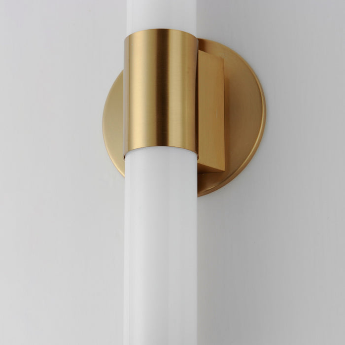 Maxim 52502WTNAB LED Bath Vanity, Natural Aged Brass