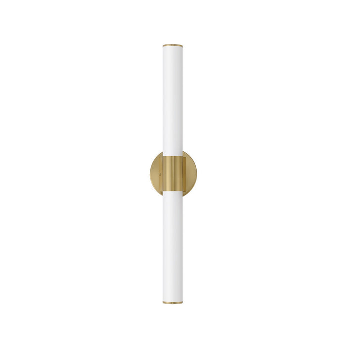 Maxim 52504WTNAB LED Bath Vanity, Natural Aged Brass
