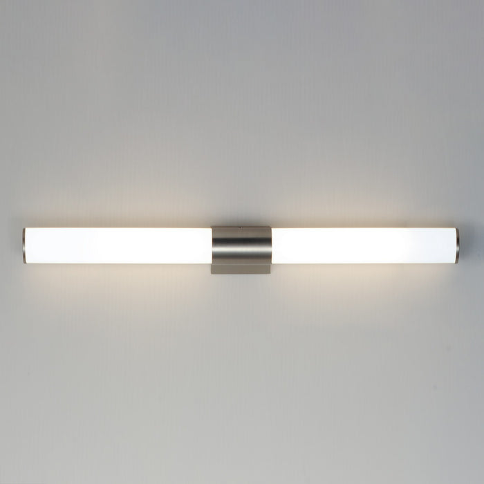 Maxim 52504WTSN LED Bath Vanity, Satin Nickel