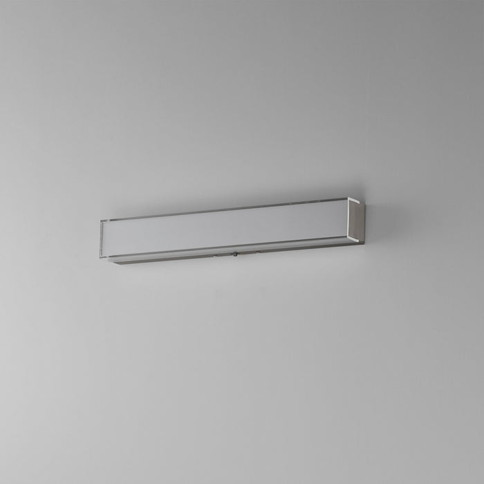 Maxim 59000CLFTSN LED Bath Vanity, Satin Nickel