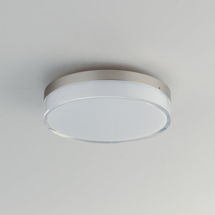 Maxim 59762CLFTSN LED Flush Mount, Satin Nickel