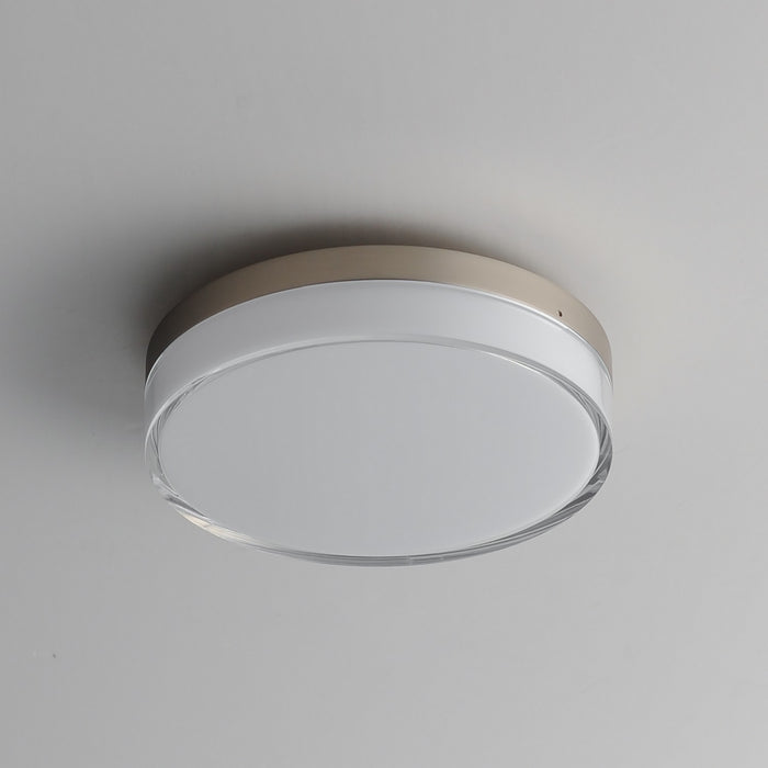 Maxim 59762CLFTSN LED Flush Mount, Satin Nickel
