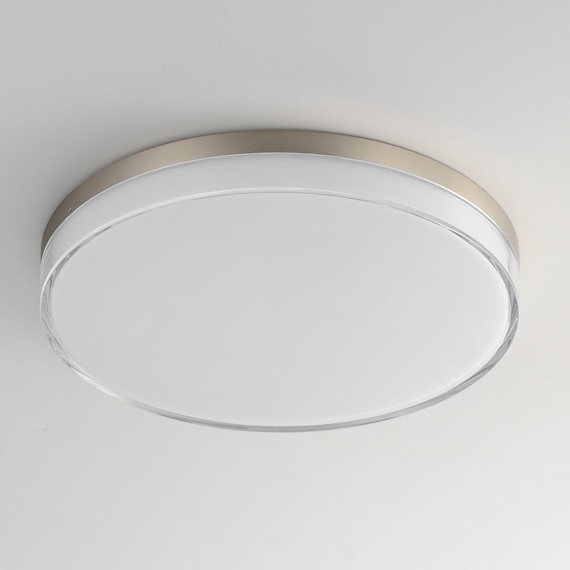 Maxim 59764CLFTSN LED Flush Mount, Satin Nickel