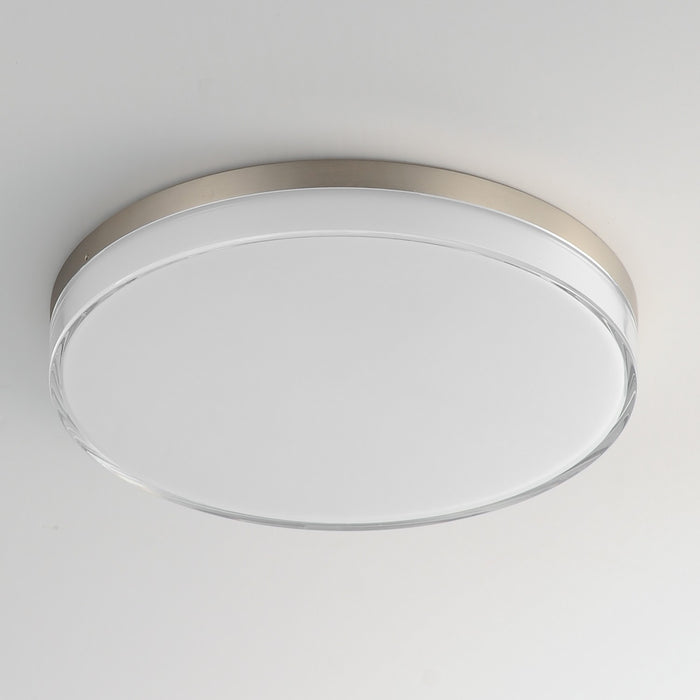 Maxim 59764CLFTSN LED Flush Mount, Satin Nickel