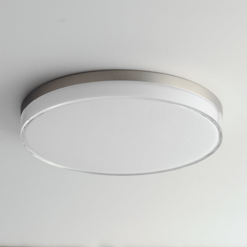 Maxim 59764CLFTSN LED Flush Mount, Satin Nickel