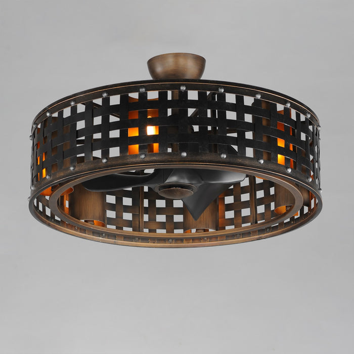 Maxim 61016BZGT LED Fandelight, Bronze Gilt