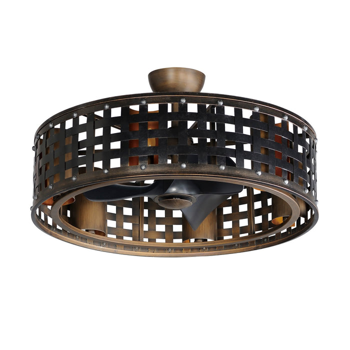 Maxim 61016BZGT LED Fandelight, Bronze Gilt