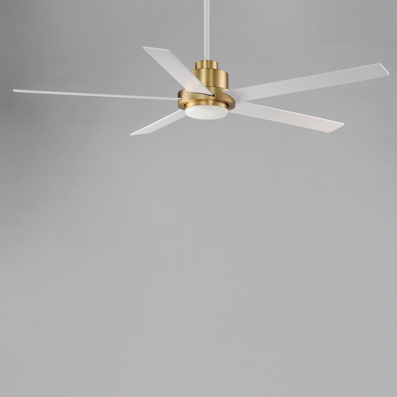 Maxim 88826WTNAB 60" Ceiling Fan, Natural Aged Brass