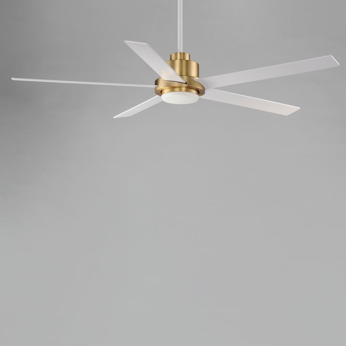 Maxim 88826WTNAB 60" Ceiling Fan, Natural Aged Brass