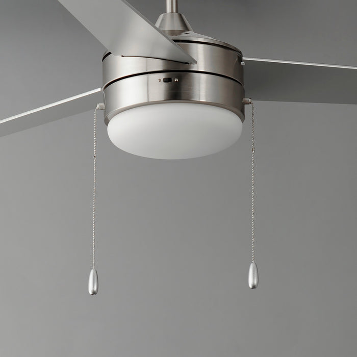 Maxim 89906FTSNBK 52" Ceiling Fan, Satin Nickel / Black