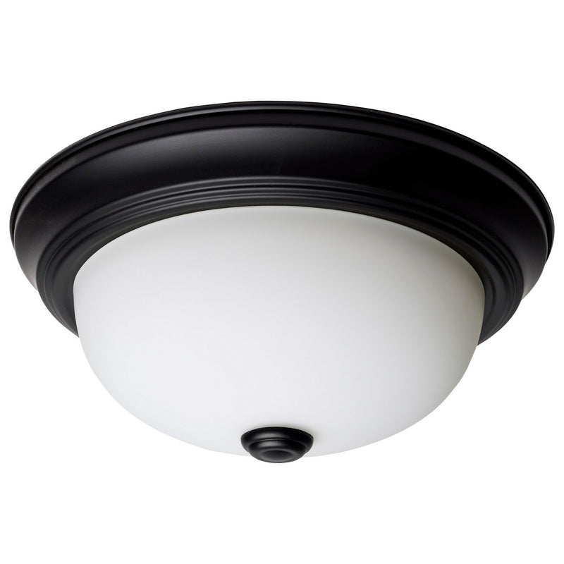 Nuvo Lighting 60-127 Two Light Flush Mount, Matte Black