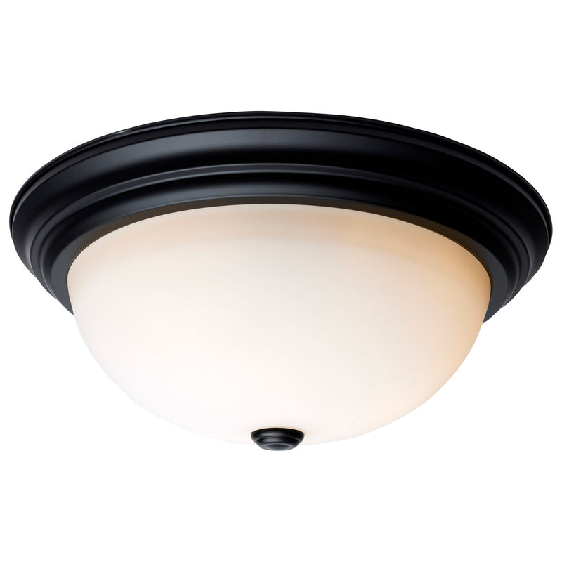 Nuvo Lighting 60-129 Three Light Flush Mount, Matte Black