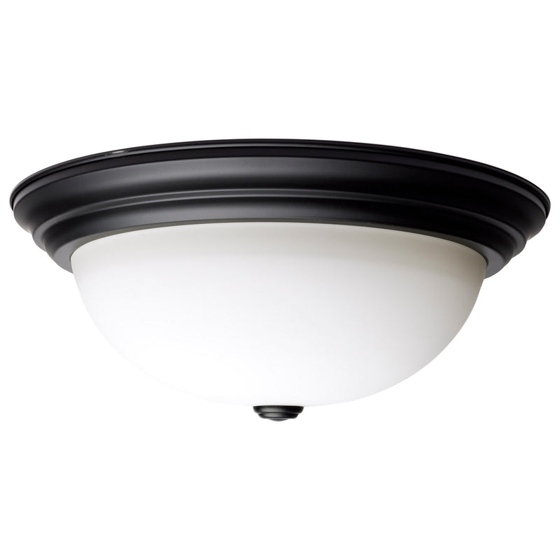 Nuvo Lighting 60-129 Three Light Flush Mount, Matte Black