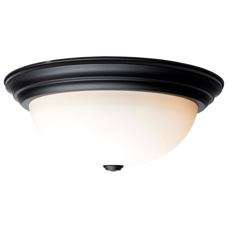 Nuvo Lighting 60-129 Three Light Flush Mount, Matte Black