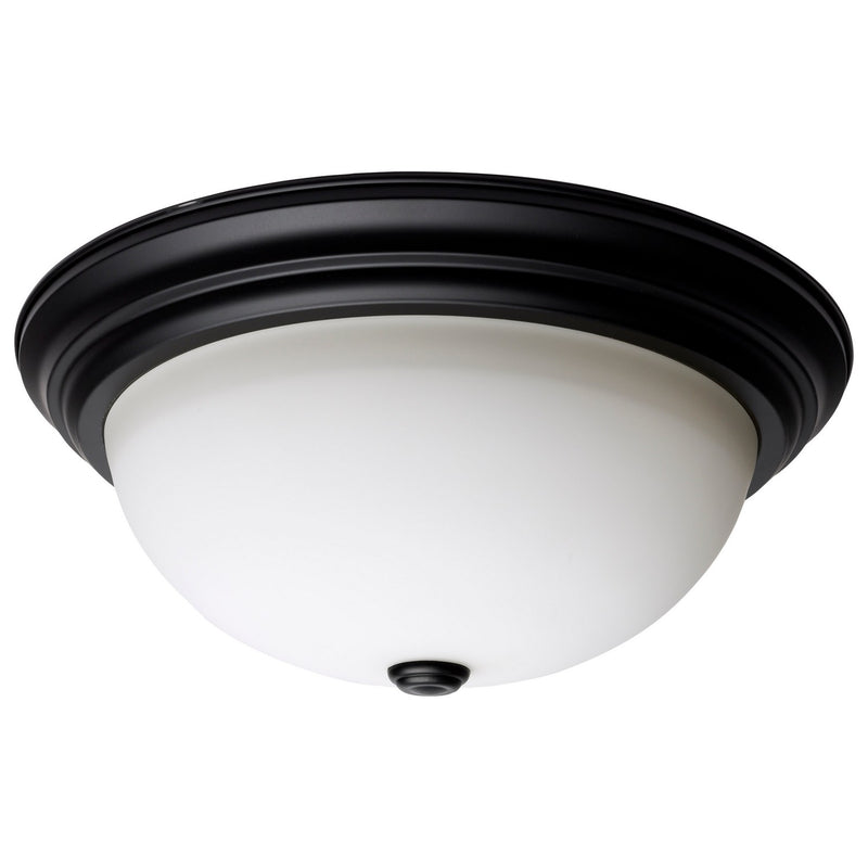Nuvo Lighting 60-129 Three Light Flush Mount, Matte Black