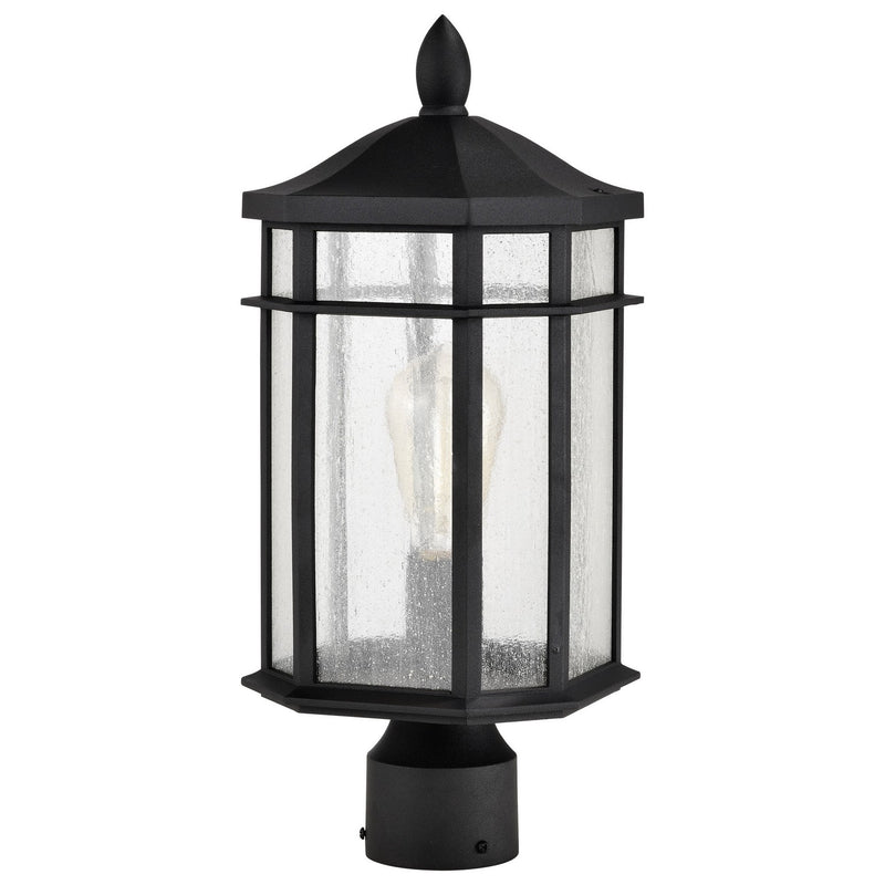 Nuvo Lighting 60-5758 One Light Outdoor Post Lantern, Matte Black