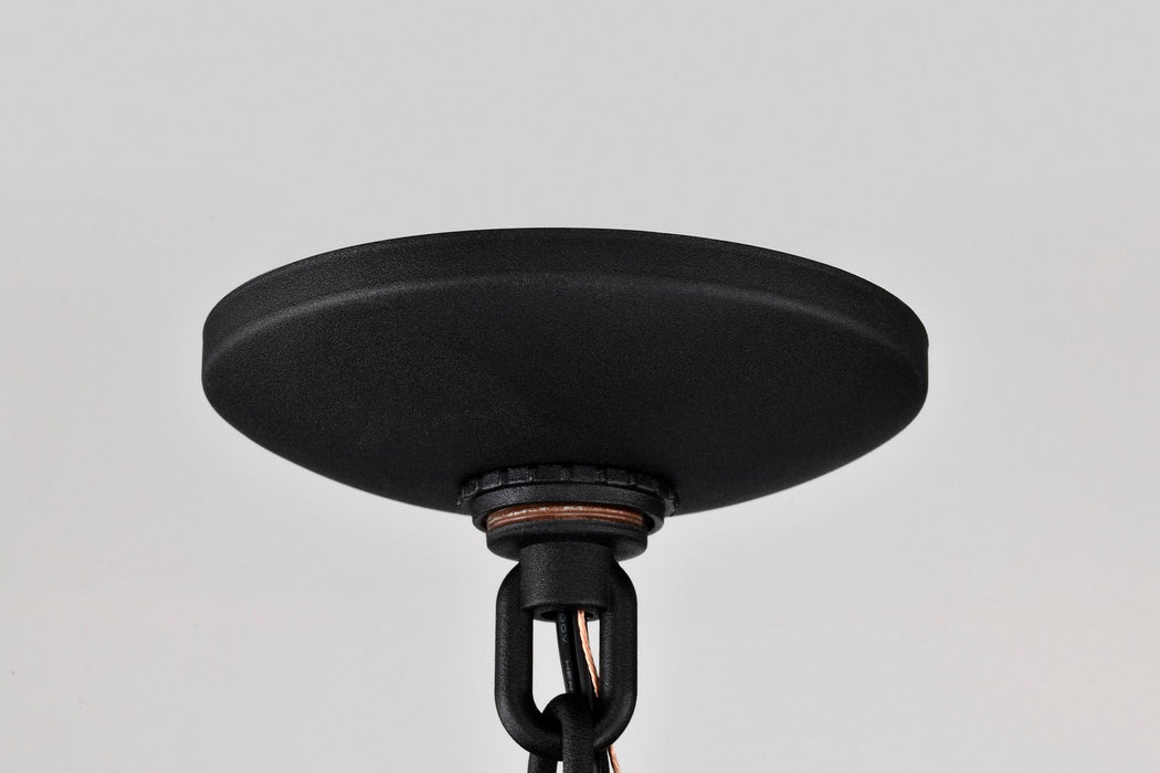 Nuvo Lighting 60-5759 One Light Outdoor Hanging Lantern, Matte Black