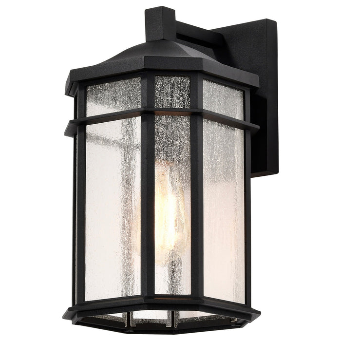 Nuvo Lighting 60-5760 One Light Outdoor Wall Lantern, Matte Black