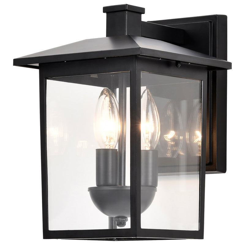 Nuvo Lighting 60-5934 Three Light Outdoor Wall Lantern, Matte Black