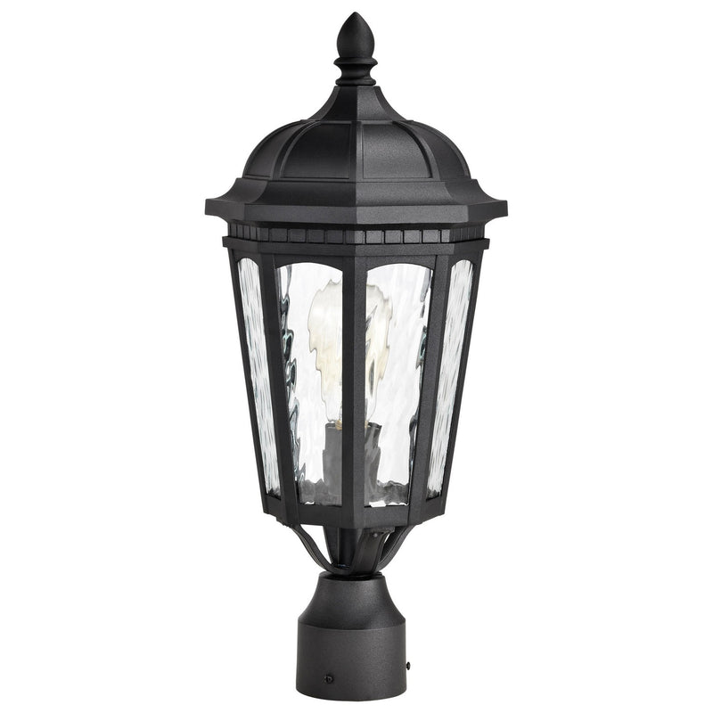 Nuvo Lighting 60-5943 One Light Outdoor Post Lantern, Matte Black