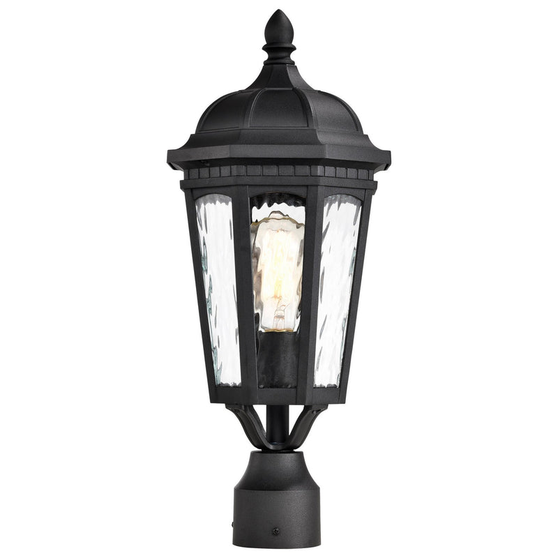 Nuvo Lighting 60-5943 One Light Outdoor Post Lantern, Matte Black
