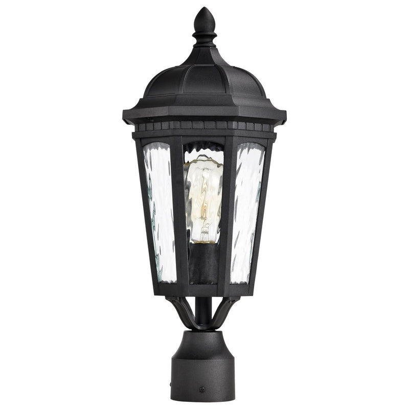 Nuvo Lighting 60-5943 One Light Outdoor Post Lantern, Matte Black
