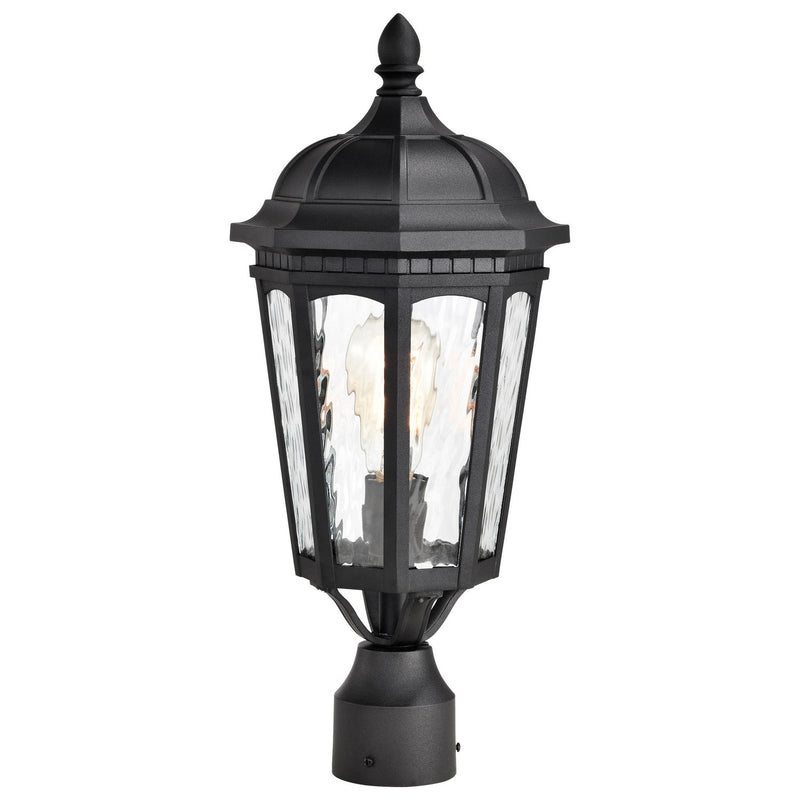 Nuvo Lighting 60-5943 One Light Outdoor Post Lantern, Matte Black