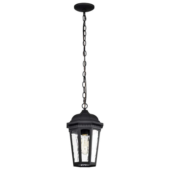 Nuvo Lighting 60-5944 One Light Outdoor Hanging Lantern, Matte Black