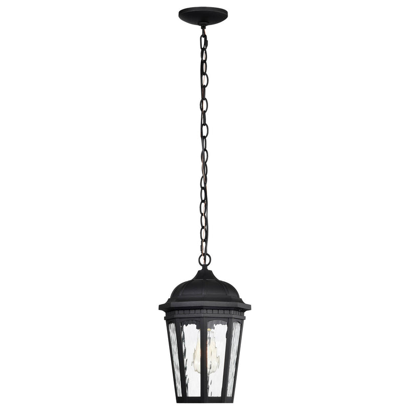 Nuvo Lighting 60-5944 One Light Outdoor Hanging Lantern, Matte Black