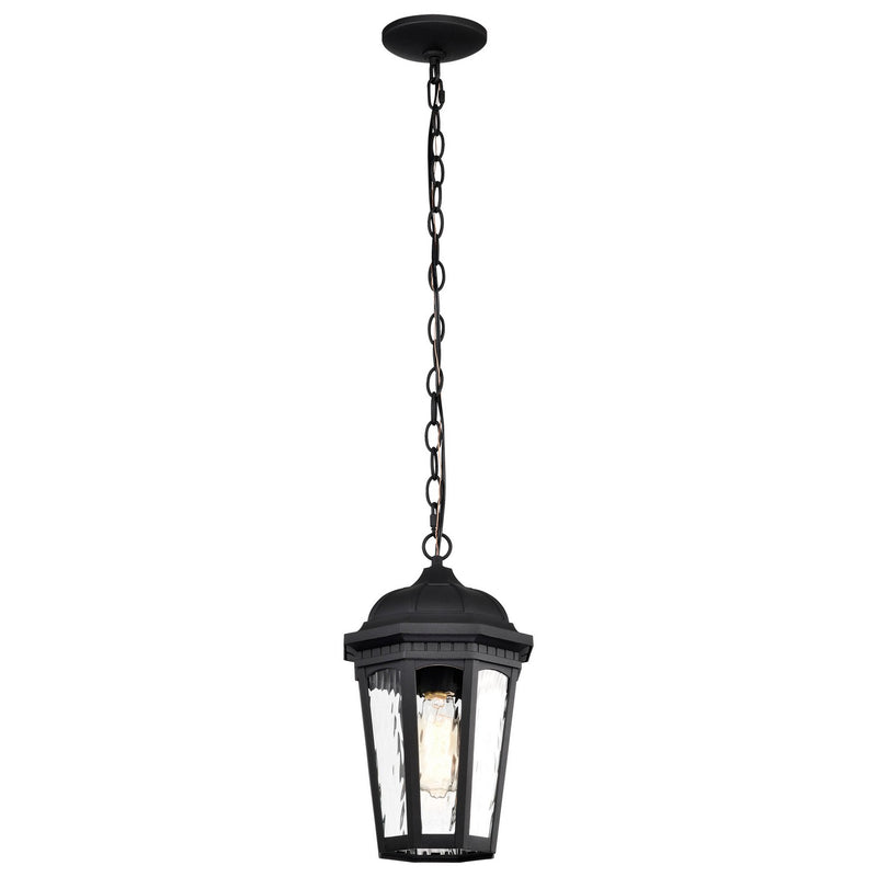 Nuvo Lighting 60-5944 One Light Outdoor Hanging Lantern, Matte Black