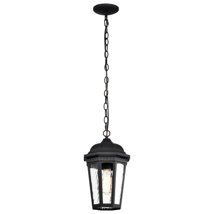 Nuvo Lighting 60-5944 One Light Outdoor Hanging Lantern, Matte Black