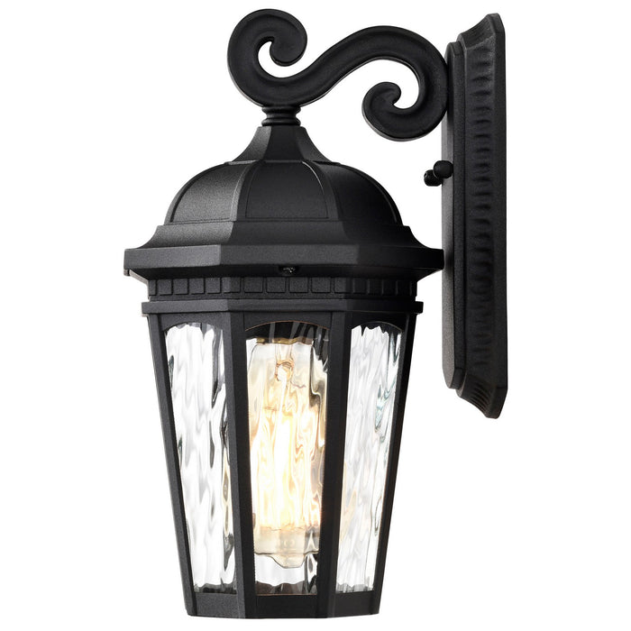 Nuvo Lighting 60-5945 One Light Outdoor Wall Lantern, Matte Black