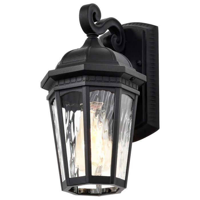 Nuvo Lighting 60-5945 One Light Outdoor Wall Lantern, Matte Black
