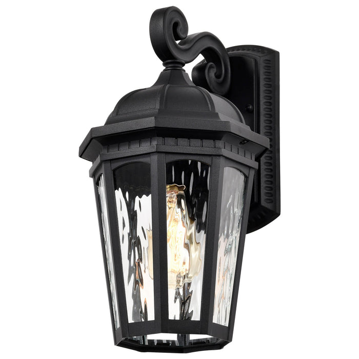 Nuvo Lighting 60-5946 One Light Outdoor Wall Lantern, Matte Black