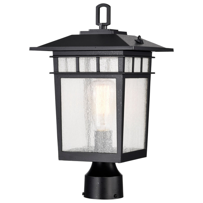 Nuvo Lighting 60-5953 One Light Outdoor Post Lantern, Textured Black