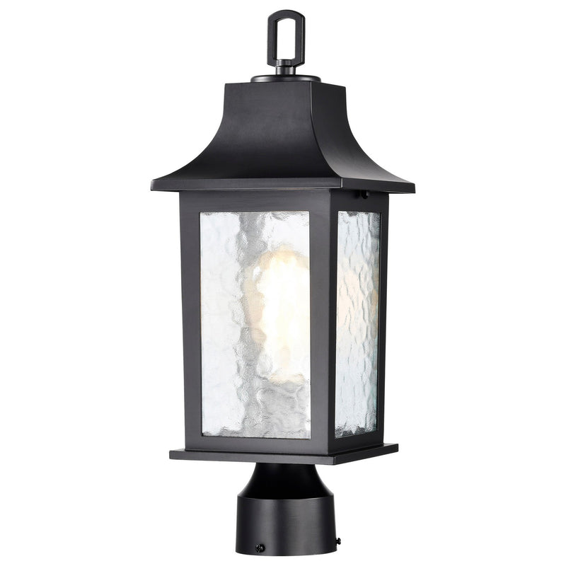 Nuvo Lighting 60-5957 One Light Outdoor Post Lantern, Matte Black