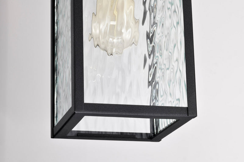 Nuvo Lighting 60-5996 One Light Outdoor Hanging Lantern, Matte Black