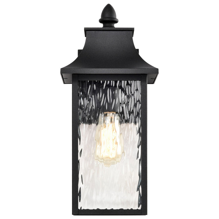 Nuvo Lighting 60-5998 One Light Outdoor Wall Lantern, Matte Black