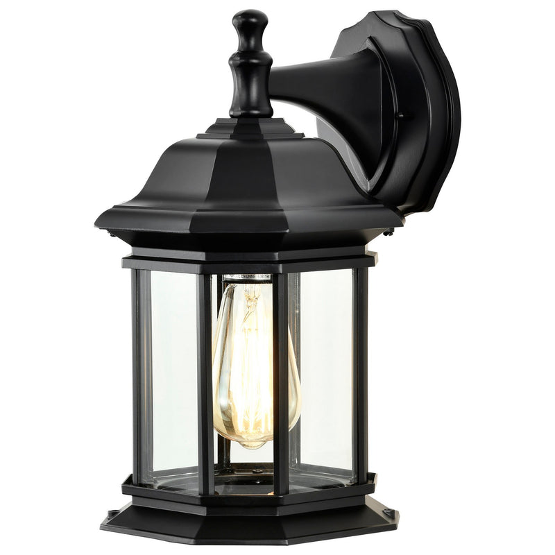 Nuvo Lighting 60-6118 One Light Outdoor Wall Lantern, Matte Black