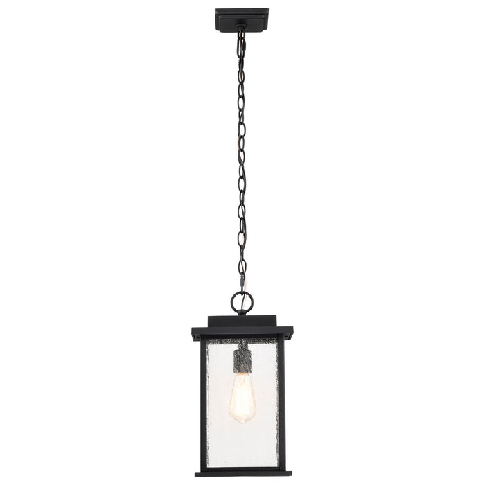 Nuvo Lighting 60-7377 One Light Outdoor Hanging Lantern, Matte Black