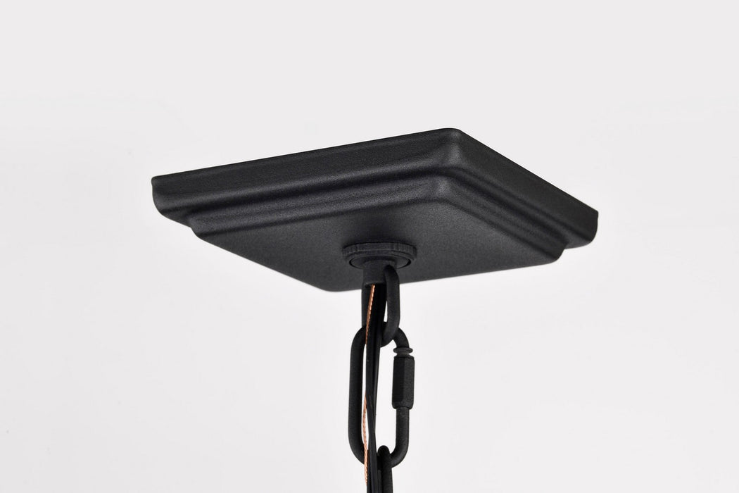 Nuvo Lighting 60-7377 One Light Outdoor Hanging Lantern, Matte Black