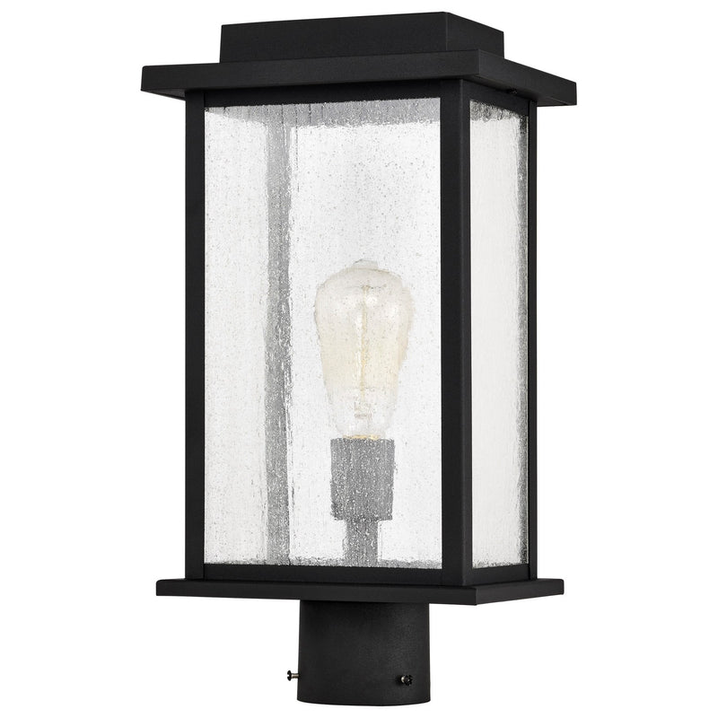 Nuvo Lighting 60-7378 One Light Outdoor Post Lantern, Matte Black