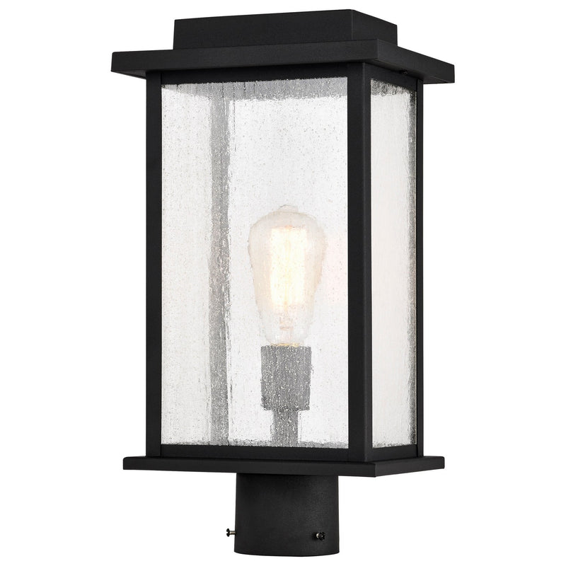 Nuvo Lighting 60-7378 One Light Outdoor Post Lantern, Matte Black