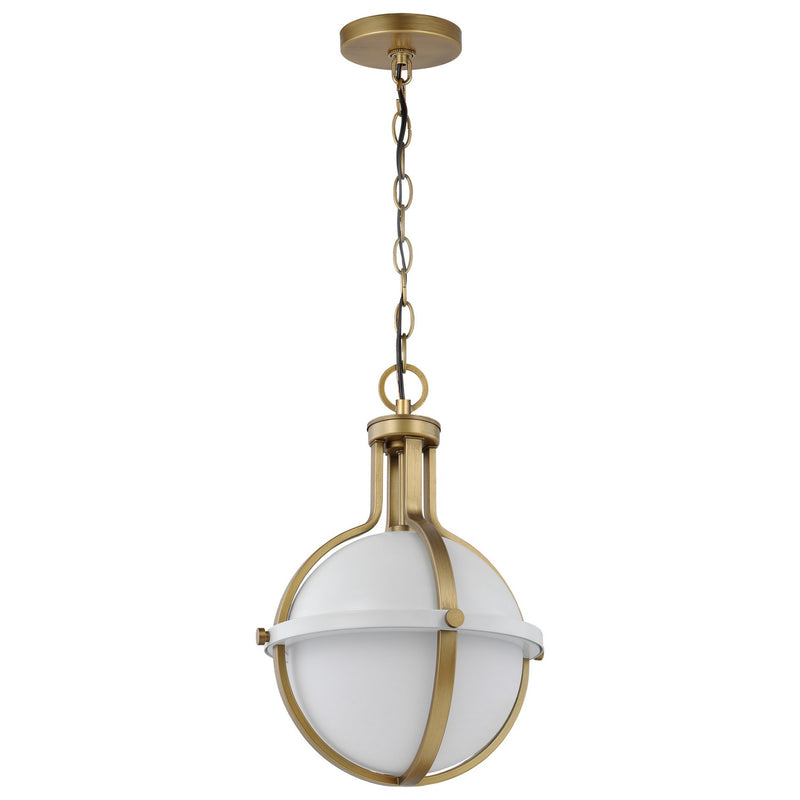 Nuvo Lighting 60-7664 One Light Pendant, Matte White