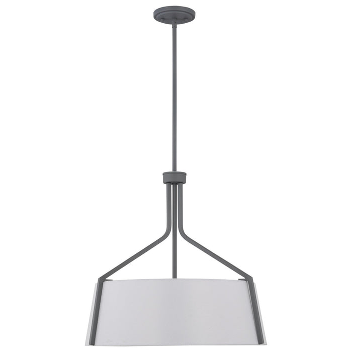 Nuvo Lighting 60-7668 Four Light Pendant, Putty Gray