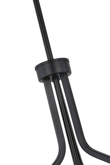 Nuvo Lighting 60-7669 Four Light Pendant, Matte Black