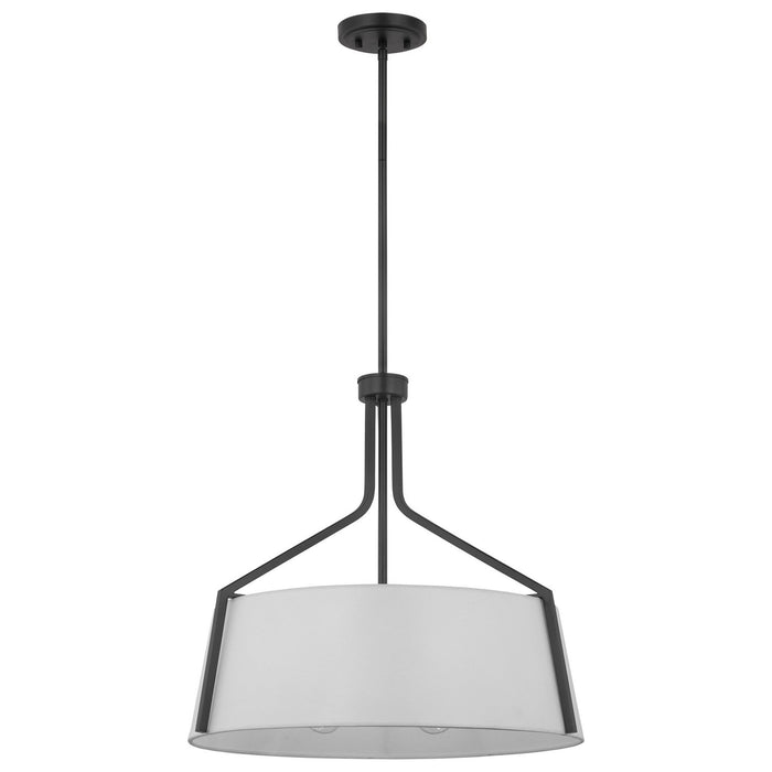 Nuvo Lighting 60-7669 Four Light Pendant, Matte Black