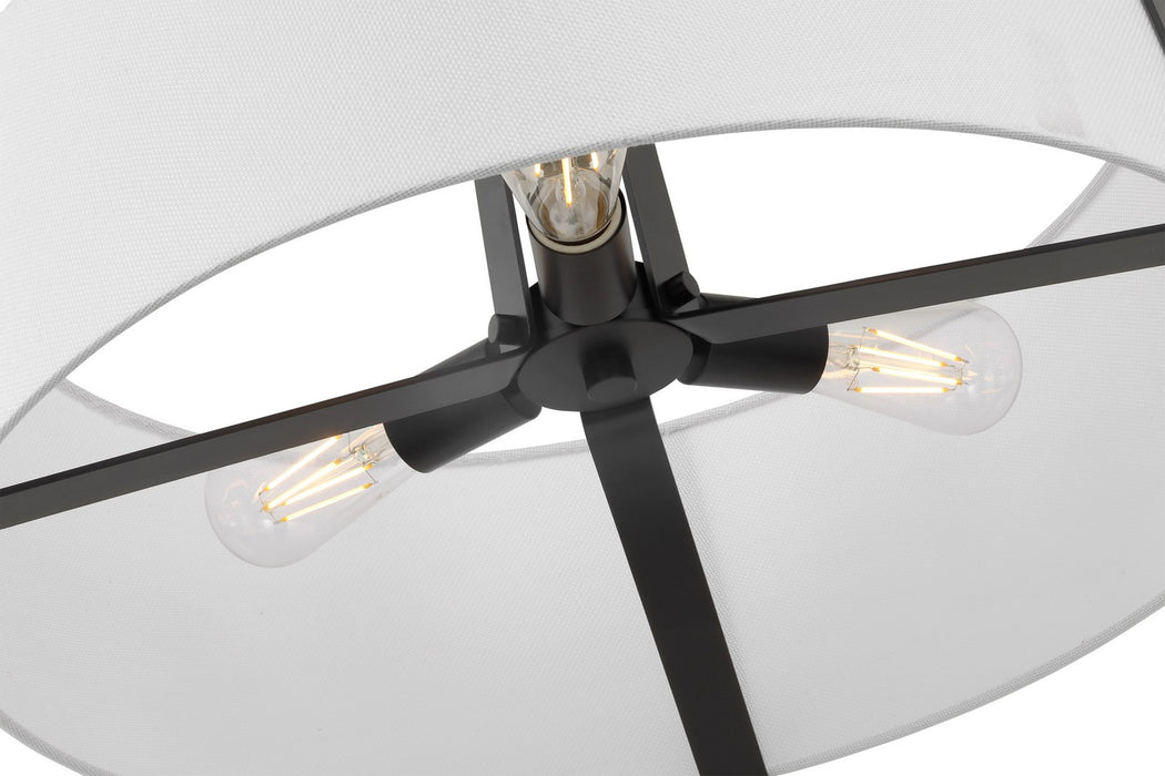 Nuvo Lighting 60-7678 Three Light Pendant, Black