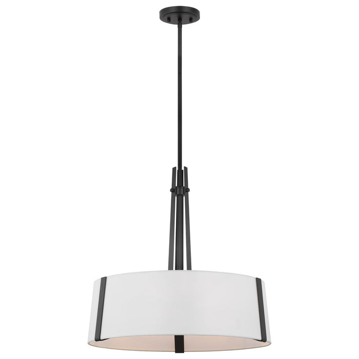 Nuvo Lighting 60-7678 Three Light Pendant, Black